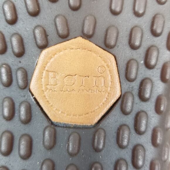 Born Women's Ravine Brown Pebbled Leather Sneakers Size 7.5 - Picture 8 of 10